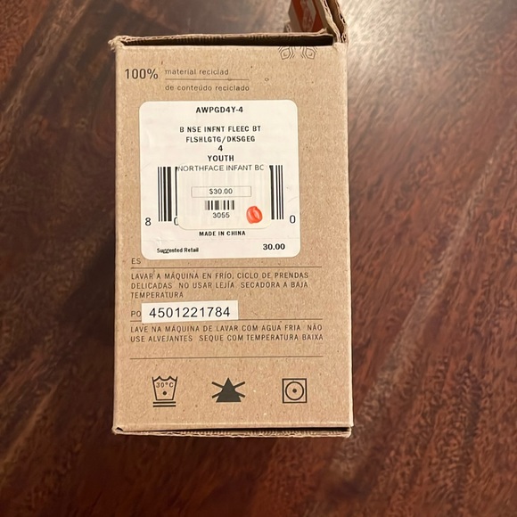 The North Face slipper booties size 4 baby/toddler - Picture 4 of 6